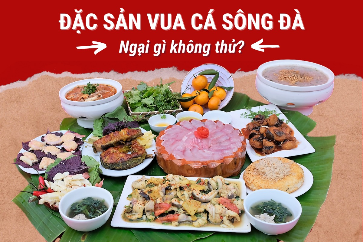 ĐẾN HÒA BÌNH DU LỊCH - GHÉ NGAY VUA CÁ LONG PHƯỢNG