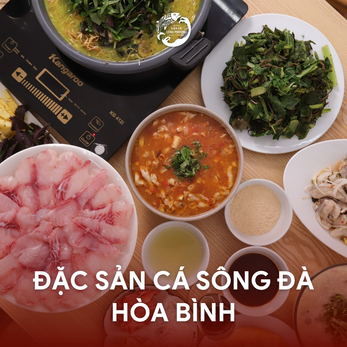 TINH HOA ẨM THỰC ĐẤT MƯỜNG QUA MÓN LÒNG CÁ RAU ĐỒ